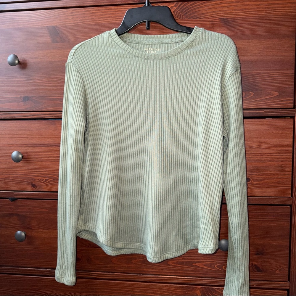 American Eagle Outfitters Ribbed Knit Top
